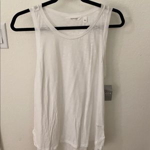 Athleta white tank